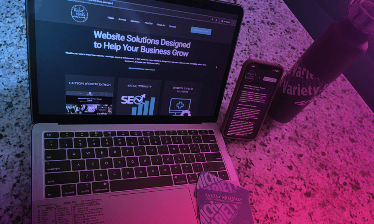 Niched Variety Professional Website Designer workspace