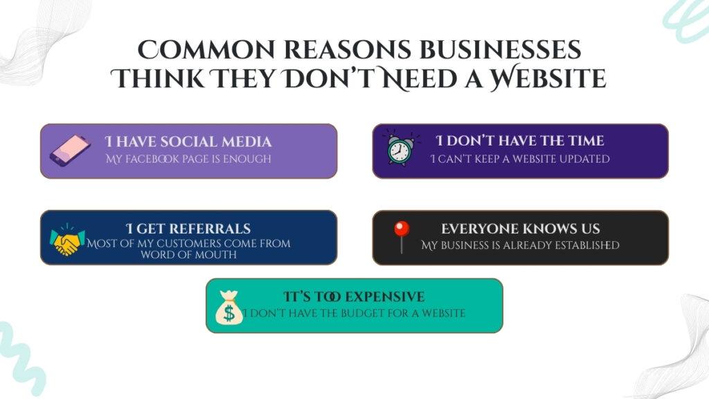 Top 5 common reasons a business doesn't launch their business website in Michigan